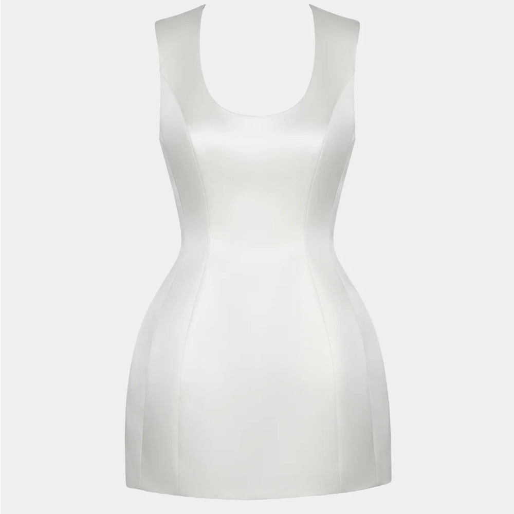 Heiress Structured A-Line Mini Dress